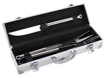 Deluxe BBQ Set Metálico