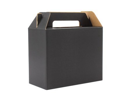 Caja autoarmable con asas, 25x20x12 cm - Imagen 2